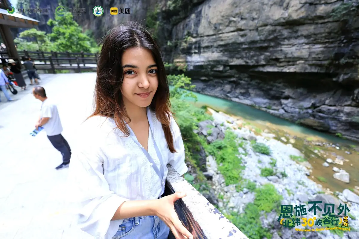 Renata exploring China during her language study experience